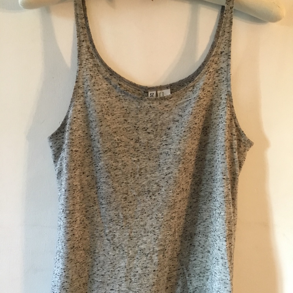 Grey speck tank top